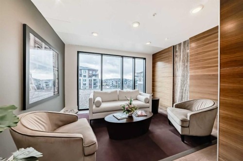307-12 Mahogany Path Se, Calgary, AB - Indoor Photo Showing Living Room