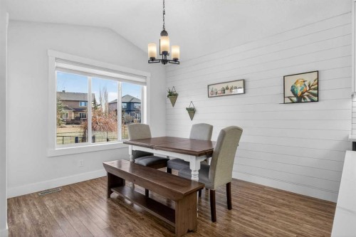 811 Boulder Creek Drive Se, Langdon, AB - Indoor Photo Showing Dining Room
