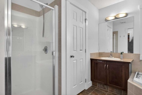 811 Boulder Creek Drive Se, Langdon, AB - Indoor Photo Showing Bathroom