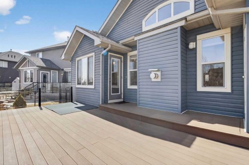 811 Boulder Creek Drive Se, Langdon, AB - Outdoor With Deck Patio Veranda