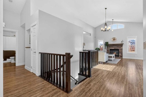 811 Boulder Creek Drive Se, Langdon, AB - Indoor With Fireplace