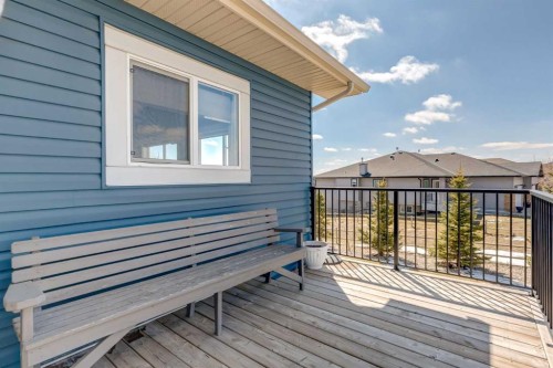 102 Speargrass Crescent, Carseland, AB - Outdoor With Deck Patio Veranda With Exterior