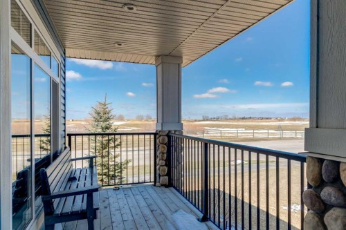 102 Speargrass Crescent, Carseland, AB - Outdoor With Balcony With Exterior