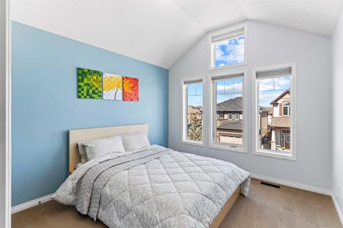 507 Windbrook Heights Sw, Airdrie, AB - Indoor Photo Showing Bedroom