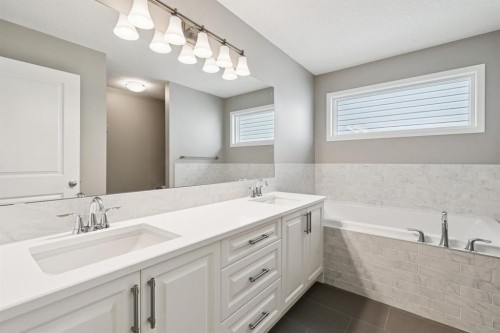 80 Brightoncrest Point Se, Calgary, AB - Indoor Photo Showing Bathroom