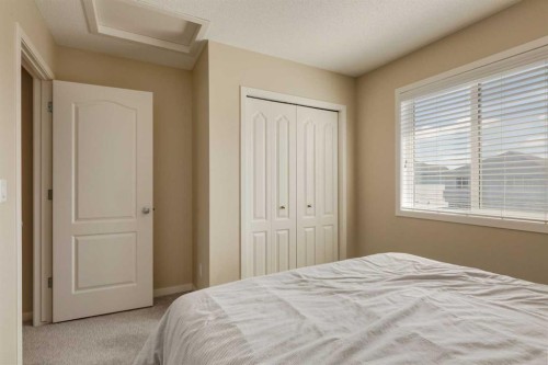 152 Brightoncrest Manor Se, Calgary, AB - Indoor Photo Showing Bedroom