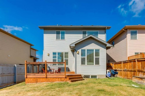 152 Brightoncrest Manor Se, Calgary, AB - Outdoor With Deck Patio Veranda With Exterior