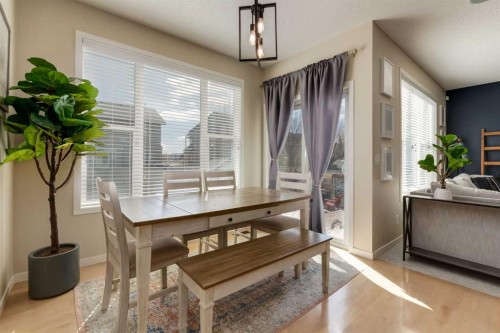 152 Brightoncrest Manor Se, Calgary, AB - Indoor Photo Showing Dining Room