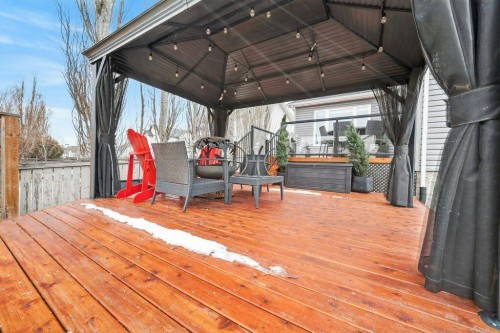 7 Henderson Bay Ne, Langdon, AB - Outdoor With Deck Patio Veranda With Exterior