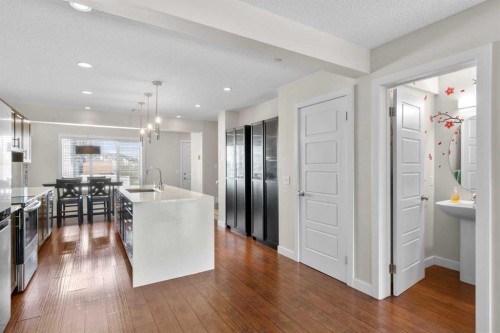 89 Pantego Lane Nw, Calgary, AB - Indoor Photo Showing Kitchen With Upgraded Kitchen