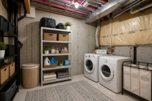 89 Pantego Lane Nw, Calgary, AB - Indoor Photo Showing Laundry Room