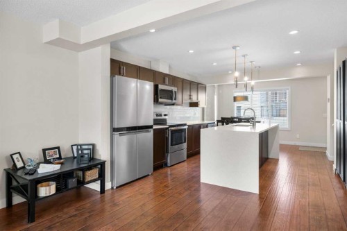 89 Pantego Lane Nw, Calgary, AB - Indoor Photo Showing Kitchen With Stainless Steel Kitchen With Upgraded Kitchen
