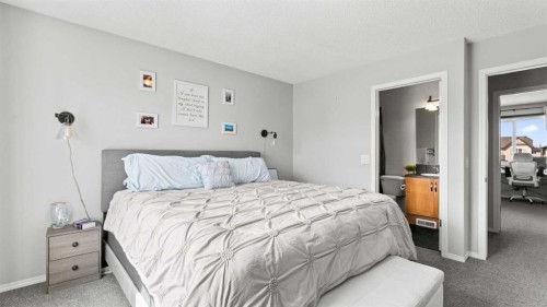 95 Elgin Meadows View Se, Calgary, AB - Indoor Photo Showing Bedroom