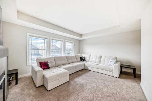 105 Sandpiper Point, Chestermere, AB - Indoor Photo Showing Living Room