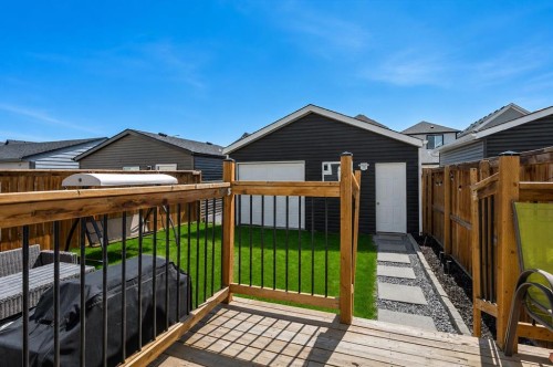 589 Masters Road Se, Calgary, AB - Outdoor With Deck Patio Veranda