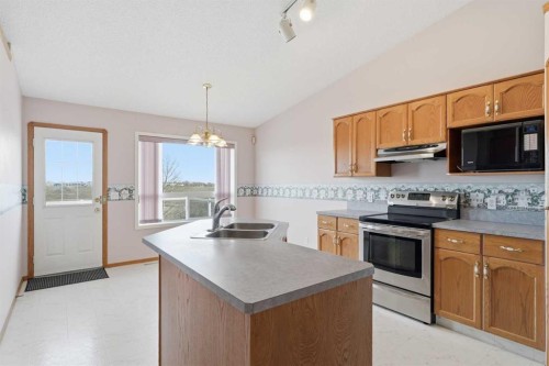 111 Coverton Close Ne, Calgary, AB - Indoor Photo Showing Kitchen With Double Sink