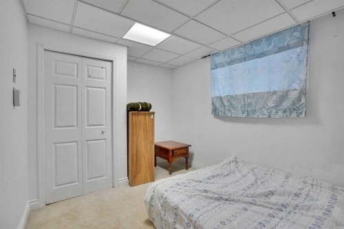 5819 Coach Hill Road Sw, Calgary, AB - Indoor Photo Showing Bedroom