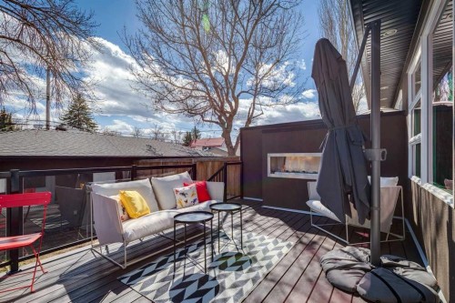 2205 3 Avenue Nw, Calgary, AB - Outdoor With Deck Patio Veranda