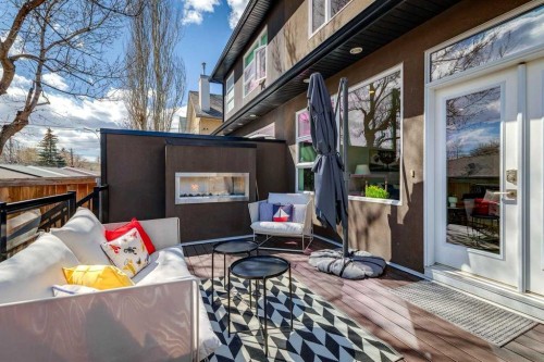 2205 3 Avenue Nw, Calgary, AB - Outdoor With Deck Patio Veranda With Exterior