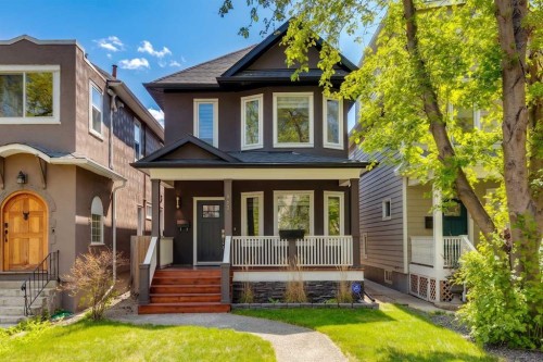 911 18 Avenue Sw, Calgary, AB - Outdoor With Deck Patio Veranda With Facade