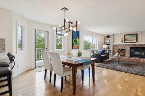 52 Christie Knoll Heights Sw, Calgary, AB - Indoor With Fireplace