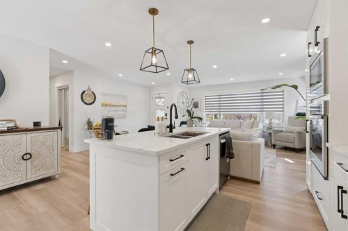 691 Brookpark Drive Sw, Calgary, AB - Indoor Photo Showing Kitchen With Double Sink With Upgraded Kitchen