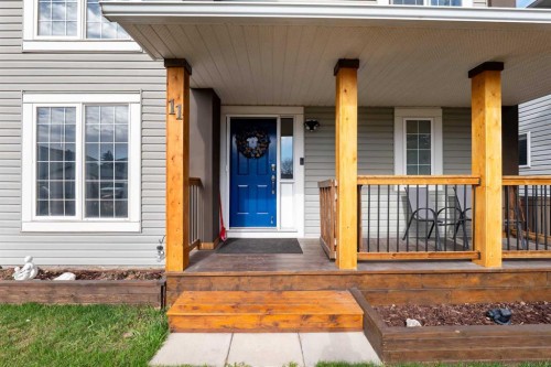 11 Woodside Circle, Airdrie, AB - Outdoor With Deck Patio Veranda With Exterior