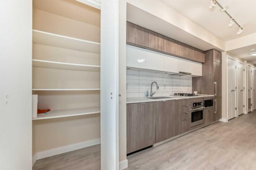 110-51 Waterfront Mews Sw, Calgary, AB - Indoor Photo Showing Kitchen