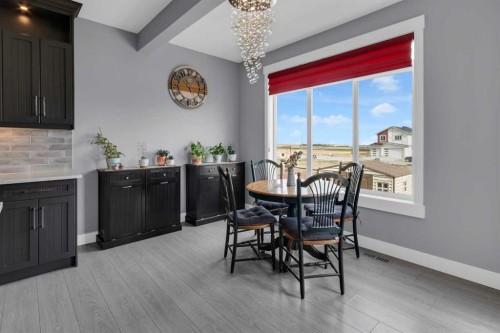 1112 Iron Landing Way, Crossfield, AB - Indoor Photo Showing Dining Room