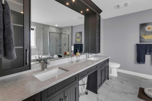1112 Iron Landing Way, Crossfield, AB - Indoor Photo Showing Bathroom