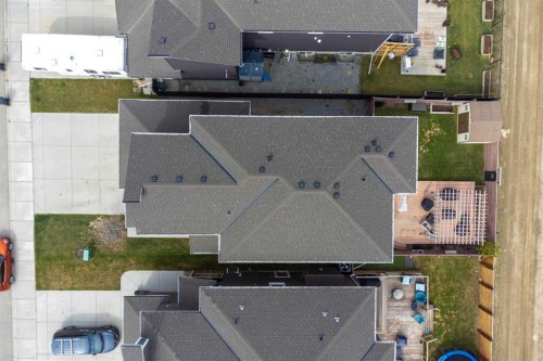 1112 Iron Landing Way, Crossfield, AB - Outdoor With Deck Patio Veranda