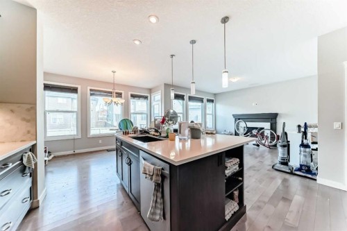 172 Redstone Park Ne, Calgary, AB - Indoor Photo Showing Kitchen With Upgraded Kitchen