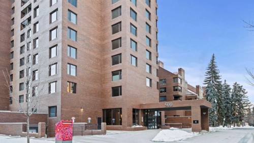 1002A-500 Eau Claire Avenue Sw, Calgary, AB - Outdoor