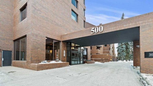 1002A-500 Eau Claire Avenue Sw, Calgary, AB - Outdoor With Exterior
