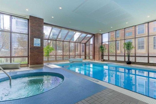 1002A-500 Eau Claire Avenue Sw, Calgary, AB - Indoor Photo Showing Other Room With In Ground Pool