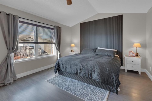 69 Morningside Circle Sw, Airdrie, AB - Indoor Photo Showing Bedroom