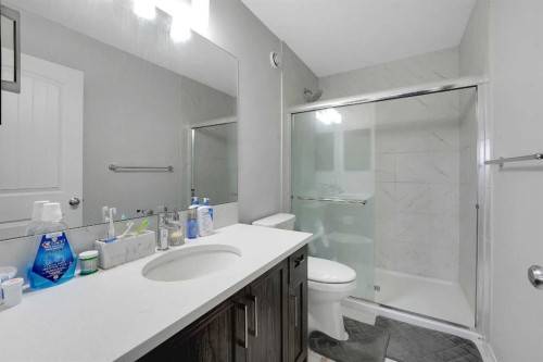 32 Seton Row Se, Calgary, AB - Indoor Photo Showing Bathroom