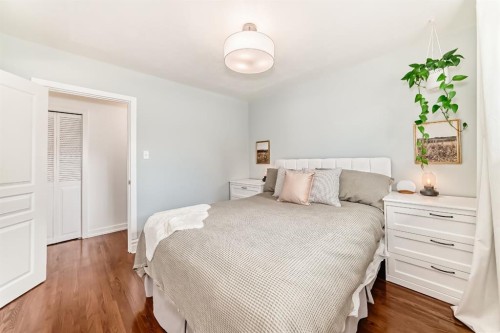 51 Foxwell Road Se, Calgary, AB - Indoor Photo Showing Bedroom