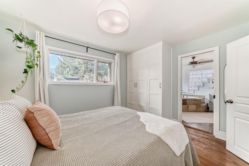 51 Foxwell Road Se, Calgary, AB - Indoor Photo Showing Bedroom