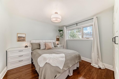 51 Foxwell Road Se, Calgary, AB - Indoor Photo Showing Bedroom