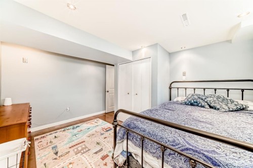 51 Foxwell Road Se, Calgary, AB - Indoor Photo Showing Bedroom