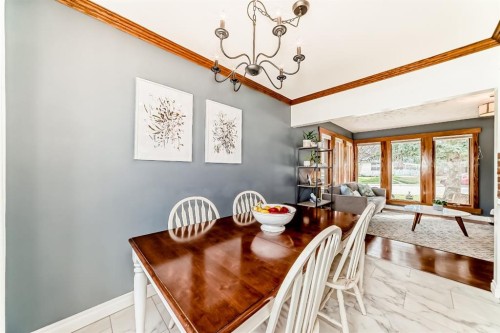 51 Foxwell Road Se, Calgary, AB - Indoor Photo Showing Dining Room