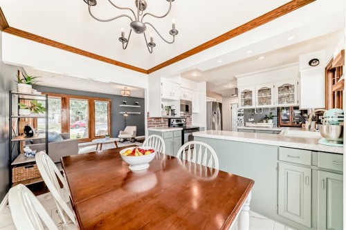 51 Foxwell Road Se, Calgary, AB - Indoor Photo Showing Dining Room