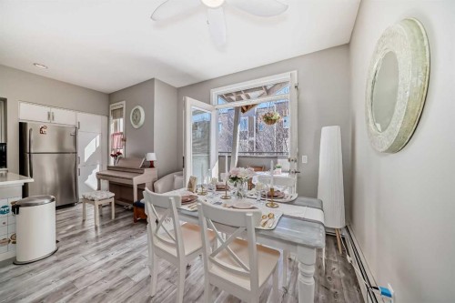 220-7 Westpark Common Sw, Calgary, AB - Indoor Photo Showing Dining Room