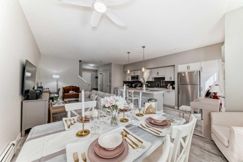220-7 Westpark Common Sw, Calgary, AB - Indoor Photo Showing Dining Room