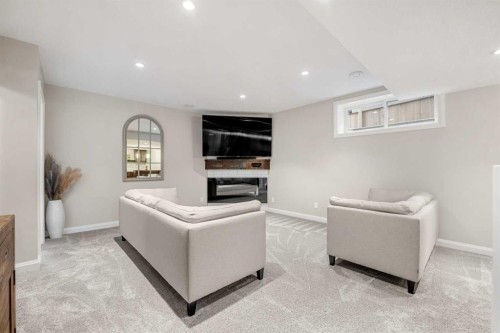 103 Auburn Glen Way Se, Calgary, AB - Indoor With Fireplace