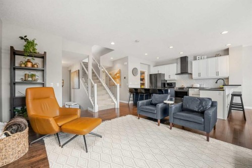 103 Auburn Glen Way Se, Calgary, AB - Indoor Photo Showing Living Room