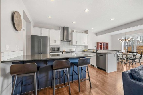 103 Auburn Glen Way Se, Calgary, AB - Indoor Photo Showing Kitchen With Upgraded Kitchen