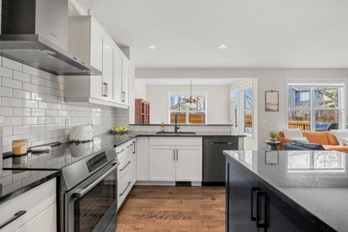 103 Auburn Glen Way Se, Calgary, AB - Indoor Photo Showing Kitchen With Upgraded Kitchen