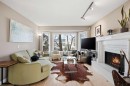 2712 22 Street Sw, Calgary, AB  - Indoor Photo Showing Living Room With Fireplace 